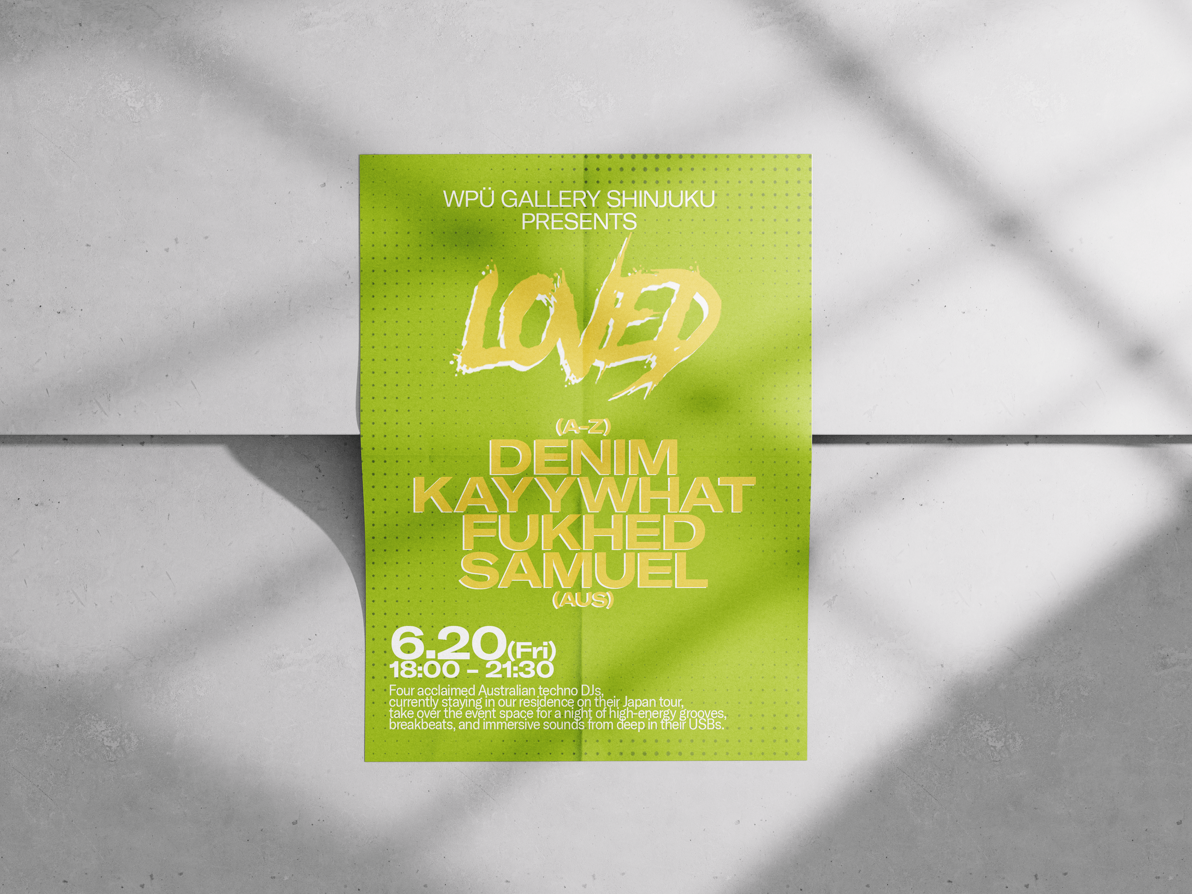 WPÜ Shinjuku Poster 2